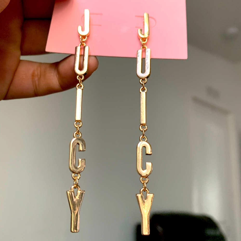 Juicy Couture Logo Earrings